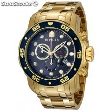 Invicta 0073 - Men&#39;s Pro Diver Collection Chronograph 18k Gold-Plated Watch