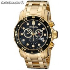 Invicta Men&#39;s 0072 Pro Diver Quartz Chronograph Black Dial Watch