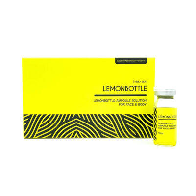 Inyección lipólitica 5 viales X10 ML solución ampollas Lemon