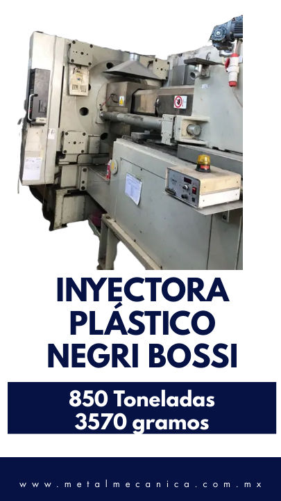 Inyectora De Plastico Negri Bossi 800 Toneladas 5478