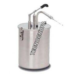 Inyectora, rellenadora y dosificadora de cremas manual inox. RC 4 L. Ref. 210*