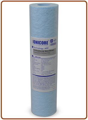 Ionicore Blue antibacterial Melt blown polypropylene cartridges 10&amp;#39;&amp;#39; - Foto 2