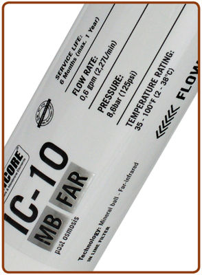 Ionicore Far-infrared mineral ball Filtro in Linea post osmosi 1/4&amp;quot; FPT 2&amp;quot;x10&amp;quot; - Foto 2