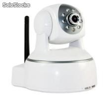 Ip wifi h.264 camara 0.3mp infrarrojo noche corte sd ranura doble sonar