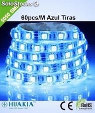 Ip44 azul Fitas de LEDVerde 300 pieza 5050smd led/Rollo led Strip