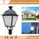 IP65 35w patio pastoral europeo aluminio jardín luz exterior lámpara - 1