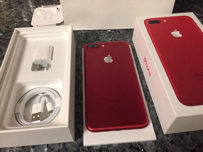 iPhon 7 Plus 256gb Rojo nuevo: WhatsApp: +1 (978)431-2484