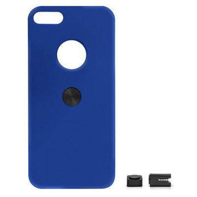 Iphone 5 5s bleu paon hard