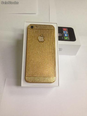 iPhone 5s - 32gb - gold 24k 24ct pełne / Pełny swarovski (odblokowany) nowość - Zdjęcie 4