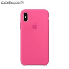 iphone xs capa de silicone cor-de-rosa dragon fruit