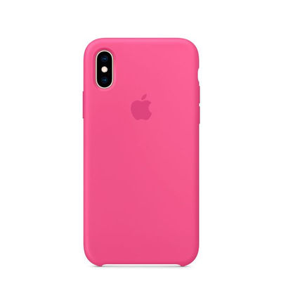 iphone xs capa de silicone cor-de-rosa dragon fruit