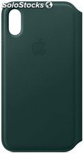 Iphone XS Leather Case Forest Green ZML