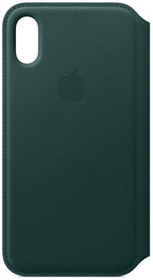 Iphone XS Leather Case Forest Green ZML