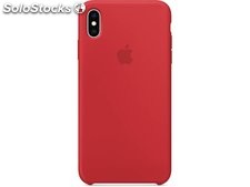 Iphone xs max silicone case vermelho