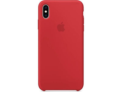 Iphone xs max silicone case vermelho