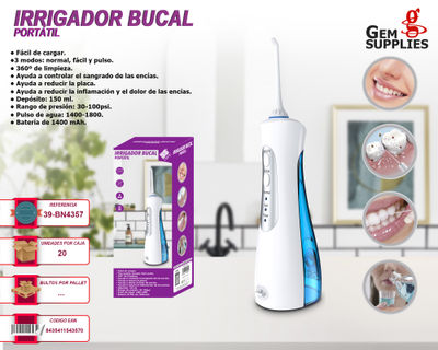 Irrigador Dental Bucal Portátil We Houseware