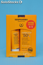 Isispharma Uveblock Fluide Invisible SPF50+ 40Ml offre spéciale 1+1