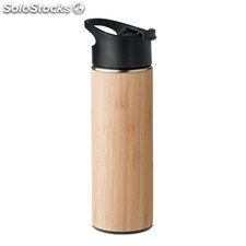 Isolierflasche 450 ml holzfarbend MIMO6371-40