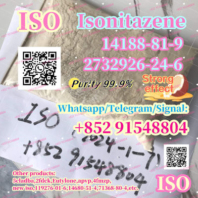 Isonitazene 14188-81-9 // 2732926-24-6// 119276-01-6//14680-51-4 (+85291548804) - Photo 2