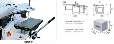 Italien sicar C300 multifonction - combiné universel machine à bois - Photo 4