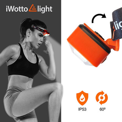 iWotto E Light Linterna Frontal LED USB Recargable con Cinta Ajustable y Soporte - Foto 2