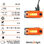 iWottoE Light Linterna Frontal LED USB Recargable con Cinta Ajustable y Brazalet - Foto 2