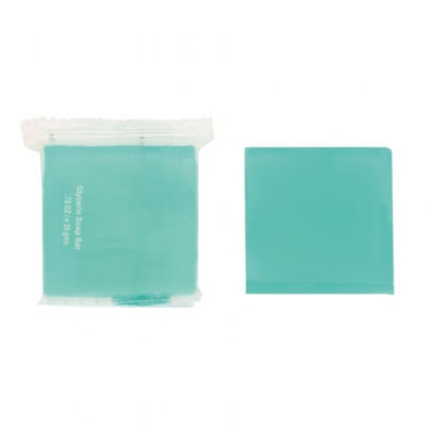 Jabón 20 g 4x4 cm azul glicerina