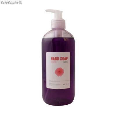 Jabón de manos 500ml con dosificador Fragancia floral GR03-HANDSOAP-500-FLO