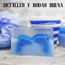 Jabón natural artesano para Boda. Jabones Delfín