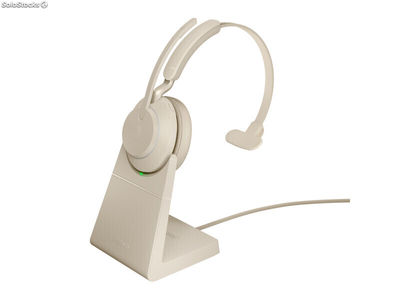 Jabra Evolve2 65 UC Mono Kopfhörer Beige Bluetooth 26599-889-888