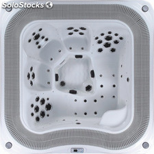 Jacuzzi Spa Desbordamiento Profesional Modelo Square 5 Personas