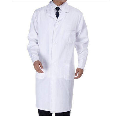 Jaleco médico feminino masculinos 100% algodão gabardine enfermagem laboratório - Foto 4