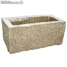 Jardiniere granit jaune 100x45x45cm