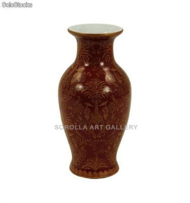 Jarrón clásico 25cm - Palmira | porcelana decorada en porcelana