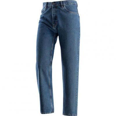 Jeans da lavoro 100% in cotone, 433 gr/m2, felpato internamente. Tg 48/60