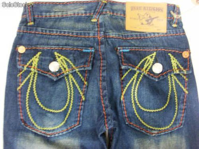 jeans true religion para dama y caballero, excelente precio de mayoreo