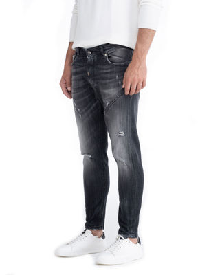 Jeans Uomo Trendy, Tessuto Denim Elasticizzato 3 Lavaggi - Made in Italy - Foto 3