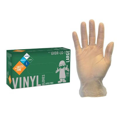 Jednorazowe lateksowe rękawiczki egzaminacyjne / opakowanie 100 szt - Zdjęcie 2