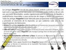 Jeringa desechable esteril luer lock de 3ml con aguja 20Gx1 1/4 (amarilla)