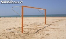 Jeu de buts de football de plage