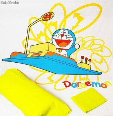 Jogo de cama 90 Doraemon y máquina del tiempo - Foto 2