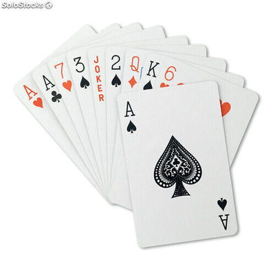 Jogo de Cartas Clássico vermelho MIMO8614-05