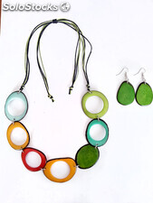 Joyeria en tagua, Collares en tagua, bisutería, joyas para mujer, joyas de moda