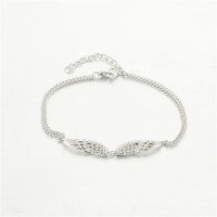 joyería plata,joyas de plata,pulsera /brazalete plata, diseño de cadena con alas - Foto 2