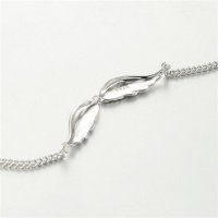 joyería plata,joyas de plata,pulsera /brazalete plata, diseño de cadena con alas - Foto 3