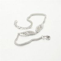 joyería plata,joyas de plata,pulsera /brazalete plata, diseño de cadena con alas - Foto 4