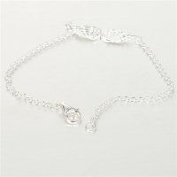 joyería plata,pulsera /brazalete plata, diseño de cadena con alas fracas - Foto 5