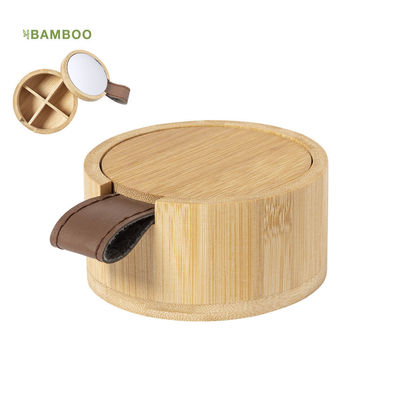 Joyero fabricado en bambú Con 4 compartimentos interiores