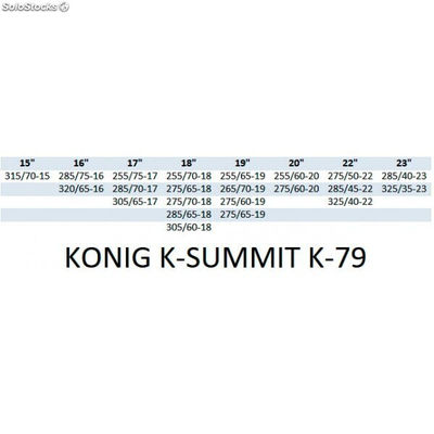 Juego cadenas de nieve konig k-summit xxl K79 - Foto 5