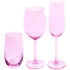 Juego copas color rosa